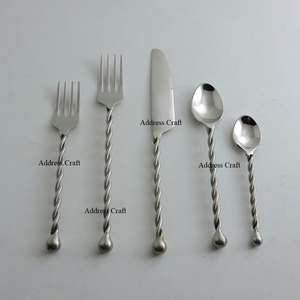 Ensemble de couverts en acier inoxydable avec logo personnalisé, pour hôtel, bureau, fête et restaurant, dernier design, ustensiles de cuisine - Product Image 6