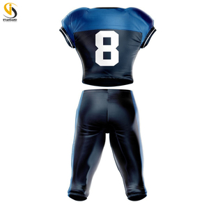 ชุดยูนิฟอร์มอเมริกันฟุตบอลราคาส่ง พร้อมปักชื่อทีมและหมายเลขตามสั่ง มีไซส์ใหญ่พิเศษ ชุดฟุตบอลแห้งเร็ว - Product Image 2