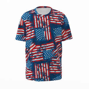 T-shirt pour homme, vêtement de grande qualité, avec impression graphique, sur les épaules, tendance, vente en gros - Product Image 5