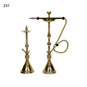 Farida Hookahs Đồng Thau Cao Bạch Kim