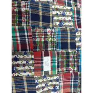 new latest patchwork fabric canada for dress garment shirt coat