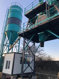 Machine de dosage de béton stationnaire de haute qualité 60 M3/h avec boîte de vitesses PLC portant 2 ans de garantie et le meilleur prix! - Product Image 3