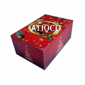 Chất lượng cao độc đáo bằng gỗ MDF hộp đồ trang sức sơn Cây giáng sinh trang trí hộp kẹo mới nhất và phong cách hiện đại Hộp quà tặng - Product Image 5