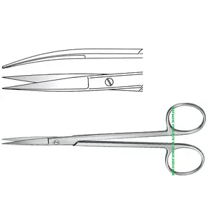 2021 JOSEPH FINE POINT OPERATING SCISSORS CURVED 14CM Surgical Instruments Manufacturer and Exporter