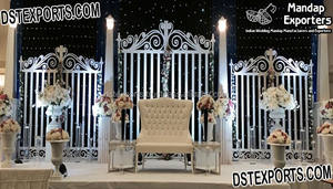 กรอบเหรียญไฟเบอร์สำหรับเวทีงานแต่งงาน,กรอบเวทีหลังเวทีงานแต่งงานแบบสวยงามแผงวงกลมดีไซน์เนอร์ทันสมัย - Product Image 5