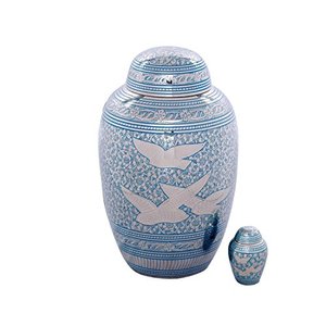 Maravillosas urnas de cremación Venta caliente La urna de cremación de metal más exigente y urna de recuerdos Urnas de cenizas conmemorativas funerarias duraderas - Product Image 6