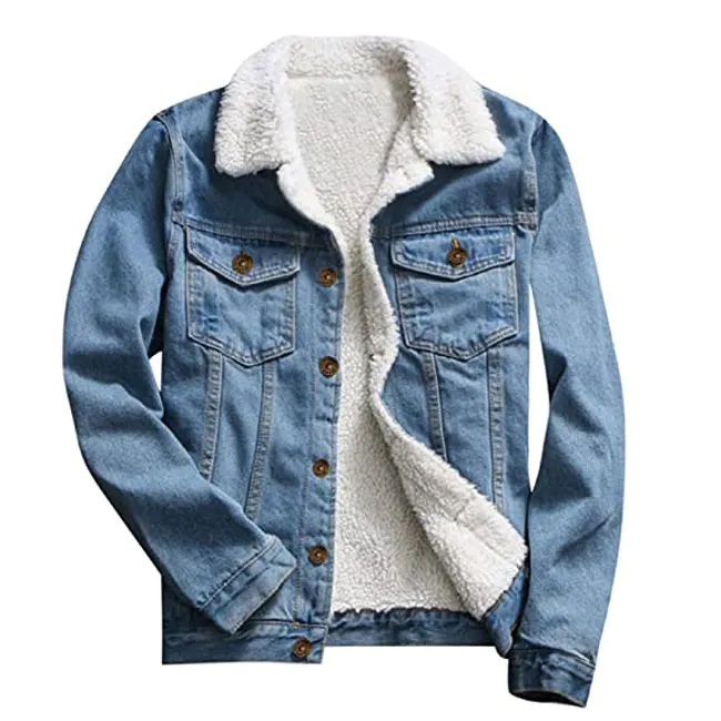 Cheap Wholesale Latest Hot Selling Fancy Denim Men's Cotton Make Jeans Jacket Men Jeans Jacket Men