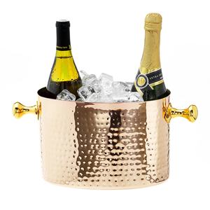 Enfriador de bebidas de cobre único, bañera para el hogar, Bar, restaurante, boda, Hotel, fiesta de año nuevo, evento, Cubo de vino, enfriador, bañera de bebidas de hielo - Product Image 1