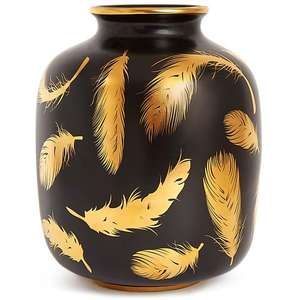 Nuevo diseño elegante recubierto de negro con diseño de imitación dorado para decoración del hogar florero de lujo para mesa boda fiesta decorativa - Product Image 1