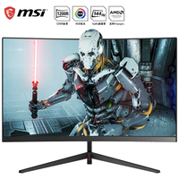 MSI PAG241CR FHD Monitor Game Lengkung, dengan 24 Inci 1200R 280 Nits VA 144Hz 5Ms 1920X1080 Mendukung AMD FreeSync