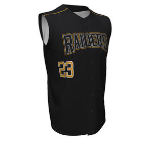 Uniformes de béisbol personalizados OEM con logotipo sublimado, jersey de cuello redondo, conjuntos de uniforme de béisbol para hombre. - Product Image 1