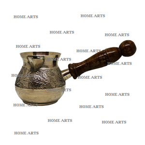 Tetera de Latón de Diseño Fantástico para Servir Té y Café con Asa, Forma Redonda, Decoración para Mesa de Comedor, Cafetera - Product Image 6