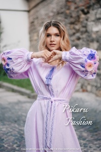 2026 Best Selling Women's Summer Chic <b>Maxi</b> <b>Dress</b> Casual Vyshyvanka Ukrainian Embroidered Beach Resort Wear Holiday Casual <b>Dress</b> - Product Image 5