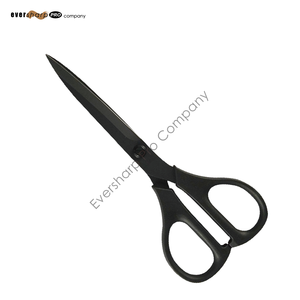 Nhật Bản thép không gỉ công nghiệp kéo thợ may 6.5 "Lưỡi vát thuận tay phải đa chức năng cắt thêu tự làm màu đen - Product Image 2