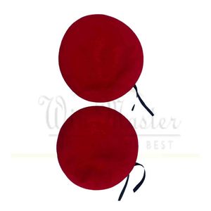 Béret de cérémonie d'officier de haute qualité, vente en gros, chapeau de cérémonie 100% laine - Product Image 4