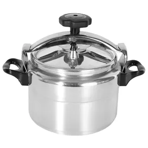 Aluminum Explosion-Proof Pressure Cooker- 3L~20L Capacity- Silver 9L