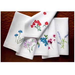 Serviette en coton brodée à la main, 100% coton, broderie à la main Quang Thanh - Product Image 1