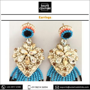 Pendientes colgantes con forma de triángulo para mujer, joyería hecha a mano, bohemios, 12 cm de largo, borla, 2021 - Product Image 4