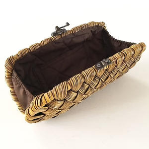 กระเป๋าคลัทช์ทรงสี่เหลี่ยมผืนผ้าทำจากหวายในเวียดนามขายส่ง - Product Image 2