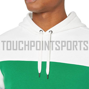 Venta al por mayor de Color sólido Sudadera con capucha Unisex Oversize blanco 100% algodón de los hombres de sudaderas con capucha - Product Image 6