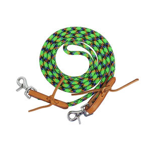 Rênes de cheval de course de haute qualité dernière conception d'équitation équestre réglable directement du fournisseur indien-caractéristique durable - Product Image 4