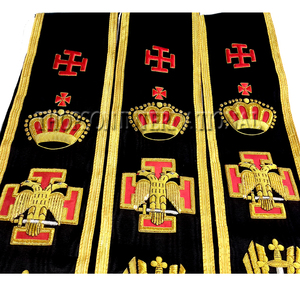 Maçonnique Regalia Rite écossais 32e degré ceinture arrière - Product Image 4