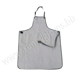 Delantal de soldadura de cuero resistente, retardante de llama, disponible en cantidad a granel barata - Product Image 2