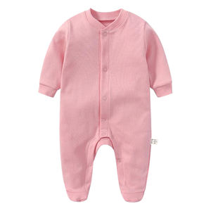 Body de algodón para bebé, mono informal de manga larga, ropa para recién nacido, pelele para bebé de punto - Product Image 3