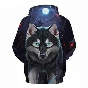 Sweat-shirt à capuche Hip Hop Streetwear pour hommes et femmes, imprimé en 3D, polyester/coton, saison d'hiver - Product Image 2