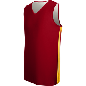 <b>Hot</b> Sale Custom Made 100% Polyester Team Wear Basketball Uniform <b>Red</b> Basketball Jersey New Design for Team Players - Product Image 1