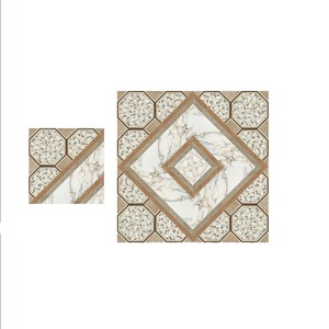 Nouveau design en céramique pour le stationnement de carreaux de sol en porcelaine à surface rugueuse 400x400mm - Product Image 1
