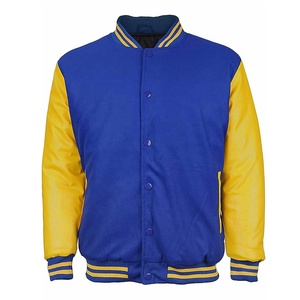 Nouvelle Veste de Collège pour Hommes, Design Hiver, Logo Personnalisé Brodé sur le Devant, Manches en Laine, Coupe-Vent, Écologique - Product Image 4