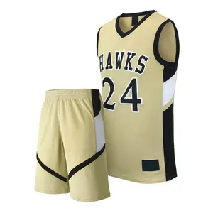 Neueste Design Jugend Basketball Uniform sublimiert
