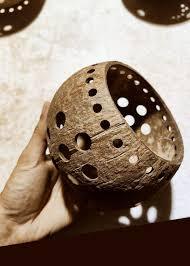 โคมไฟเปลือกมะพร้าวลดราคา  รักษ์โลก ดีไซน์หลากหลาย ตกแต่งบ้านภายในจากเวียดนาม โคมไฟมะพร้าวสวยงาม - Product Image 4