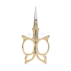 กรรไกรสแตนเลสปลายแหลม,กรรไกรสำหรับงานหัตถกรรมงานปักงานศิลปะและใช้ในชีวิตประจำวัน - Product Image 3