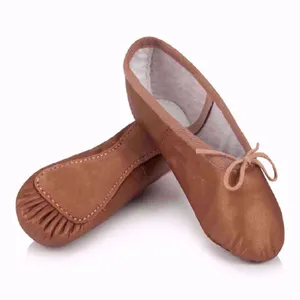 Chaussures de ballet pour filles chaussons de ballet pour tout-petits en cuir souple garçons chaussures de danse pour tout-petits petits grands enfants