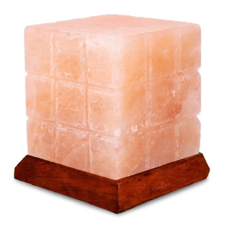 高品質天然ピンクヒマラヤ塩正方形ランプヒマラヤピンク塩ランプ卸売価格