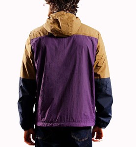 Nueva chaqueta cortavientos de talla grande de verano al por mayor impermeable poliéster liso con capucha estilo informal cierre de cremallera transpirable fino - Product Image 2