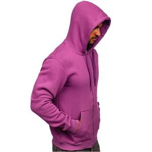 Jersey de alta calidad, sudaderas con capucha para hombre, logotipo personalizado, bordado, ropa activa, deportes, cara completa, cremallera, Sudadera con capucha, ropa - Product Image 4