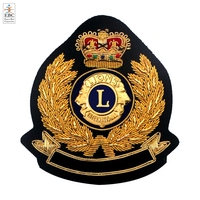 Écusson brodé en feutre 3D personnalisé avec logo de club civil OEM LI, écussons de services aux scouts, nous servons