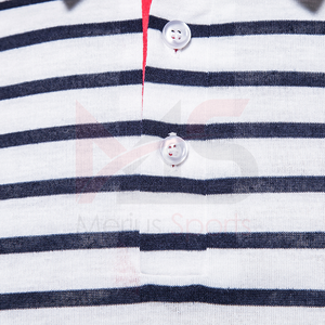 เสื้อยืดโปโลผ้าฝ้ายออร์แกนิคระบายอากาศออกแบบโลโก้ขนาดพลัสไซส์ - Product Image 4