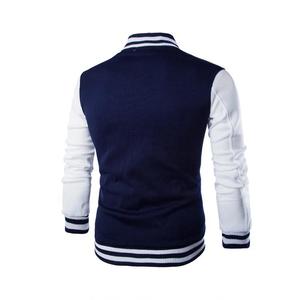 Veste universitaire en satin confortable pour hommes, vêtements d'extérieur chauds de grande taille, veste universitaire à logo personnalisé pour l'école et le collège - Product Image 4