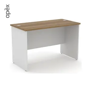 高品质家具木制单办公桌工作站电脑桌，带办公空间的谦虚面板