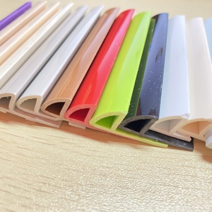PVC Ceramic Tile Cape Line 8mm Tile <strong>Trim</strong> <strong>Plastic</strong> Building Material Wall <strong>Corner</strong> Edge <strong>Trim</strong> - Product Image 3