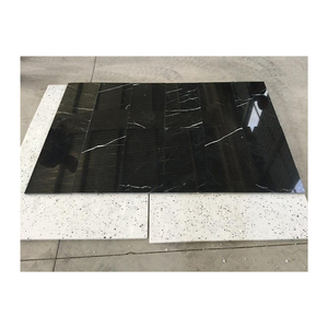 Etiquettes de marbré noir naturel, carrelage de haute qualité en marbre noir, pour comptoir de sol, décoration, fournisseur turc - Product Image 5