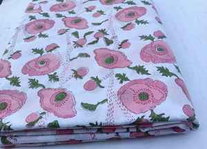 Tela Jaipuri India, Tela con Estampado a Mano - Product Image 5