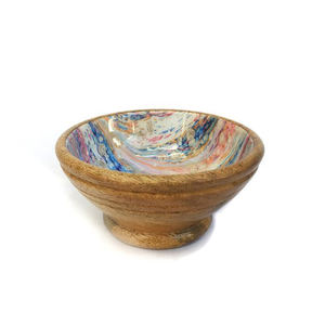 Bol de luxe en bois imprimé manga, pour Fruits et salade de blé, à usages multiples, fait à la main en inde, vente d'usine OEM, 1 pièce - Product Image 1