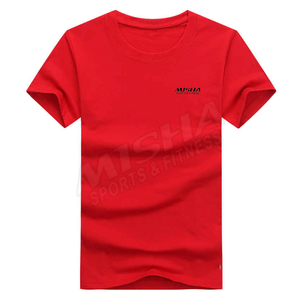 T-shirt uni en polyester et élasthanne pour homme, à manches courtes, col rond, personnalisable avec logo, 200g/220g, séchage rapide, respirant - Product Image 2