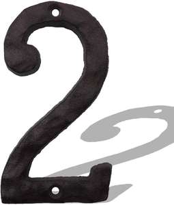 Numéros de maison, numéros d'adresse en fonte métallique - Product Image 3