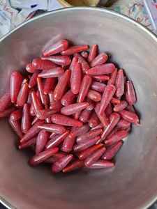 Venta al por mayor en forma de lágrima color azul cielo hecho a mano cuentas de vidrio soplado hecho a mano de forma única - Product Image 4